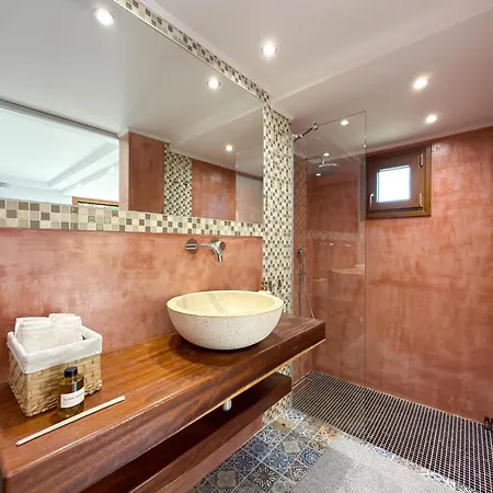 Helios Luxury Sea View With Private Pool Gym And Bbq Area Ποσείδι