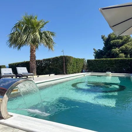 Βίλα Helios Luxury Sea View With Private Pool Gym And Bbq Area