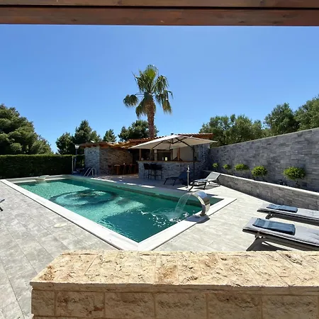 Villa Helios Luxury Sea View With Private Pool Gym And Bbq Area Possidi